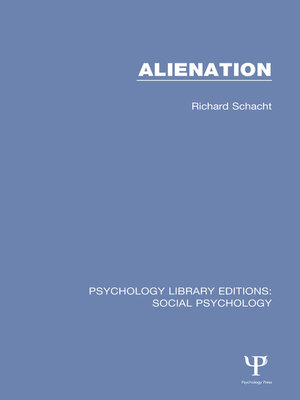 cover image of Alienation
